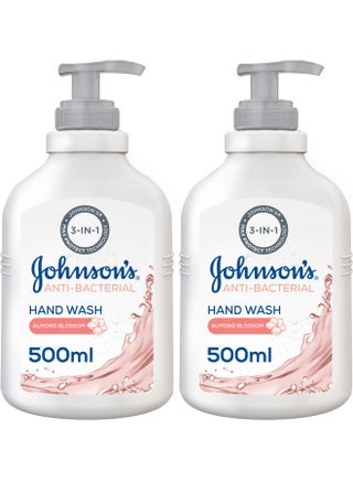 Hand Wash Anti-Bacterial Almond Blossom Multicolour 2x500ml