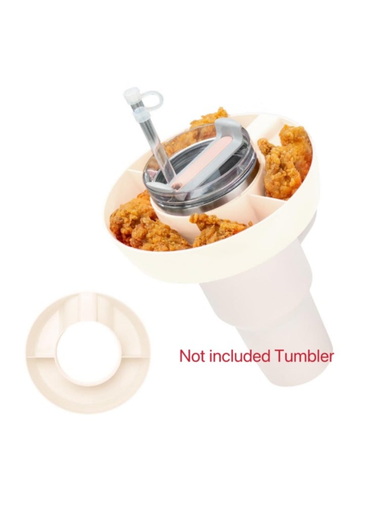 OASIS-TH 1 Pack Snack Bowl for Stanley 40 oz Tumbler, Snack Tray, Reusable Snack Ring for Stanley Insulated Cup Accessories  - Image 1