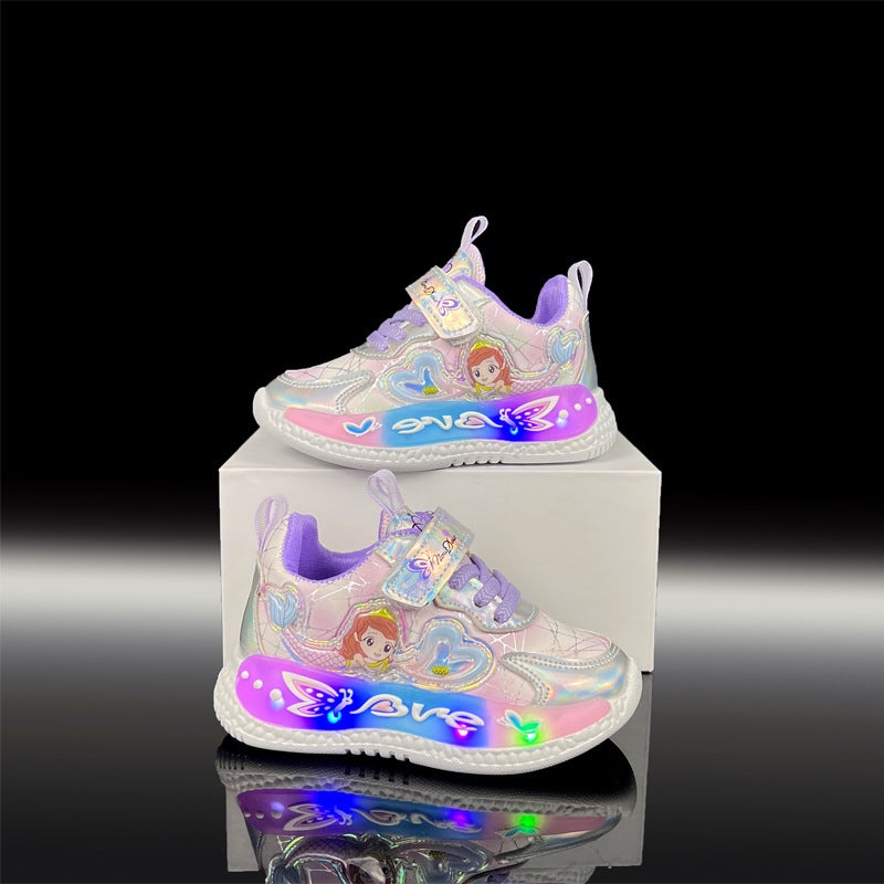 Mesh Sneakers Lightweight Flexible Sole Walking Shoes For Kids Indoor And Outdoor Activities - Image 3