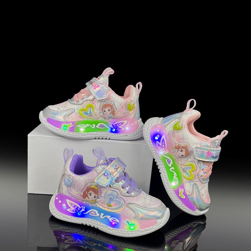 Mesh Sneakers Lightweight Flexible Sole Walking Shoes For Kids Indoor And Outdoor Activities - Image 2