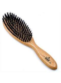 KENT Kent LC22 Finest Hair Brushes for Women Detangler Dry Brush Made of Cherrywood - Boar Bristle Oval Hairbrush for Medium to Thick Hair All Lengths - Salon Style Straightening Pure Wood Brush from Kent  - Image 1
