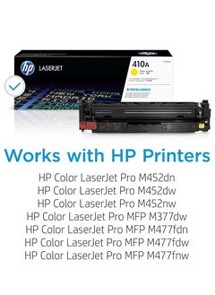 HP Toner HP 410A Yellow Original LaserJet Toner Cartridge, CF412A  - Image 2