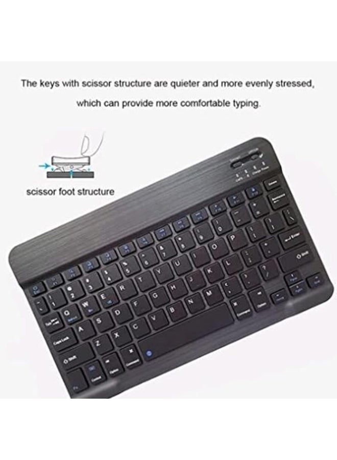 MUNTAQI Bluetooth Wireless Keyboard and Mouse Combo – 2.4GHz USB Rechargeable Slim Keyboard Lightweight Quiet Mouse for PC, Laptop, Windows, Mac – Portable Silent Typing Set for Office/Home Use - Image 5
