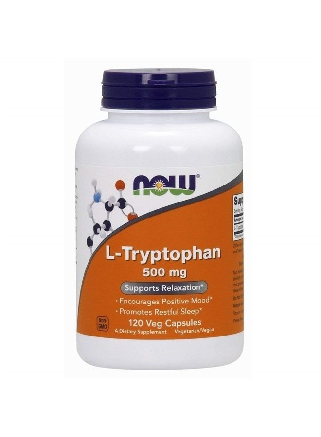 now Now Foods L-tryptophan 500mg, Veg-Capsules, 240-Count 