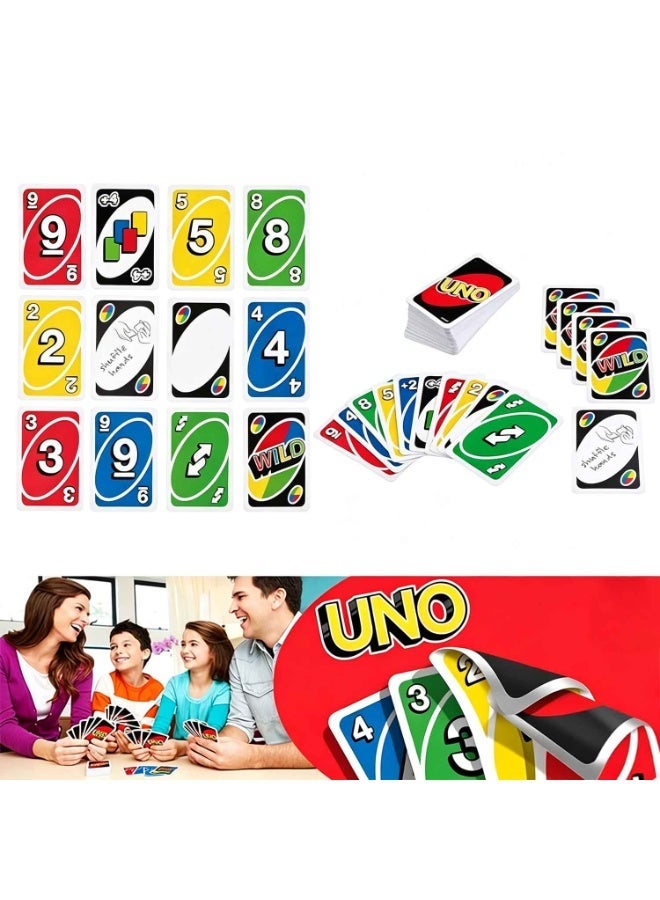 مجموعة بطاقات UNO وUNO Flip، لعبة UNO الكلاسيكية مع بطاقات مزدوجة الجوانب، ألعاب عائلية للأطفال والكبار، ألعاب حفلات وليالي الألعاب، ألعاب للسفر والعطلات، ألعاب أطفال وهدية للعائلة، مناسبة لضعاف تمييز الألوان - Image 4