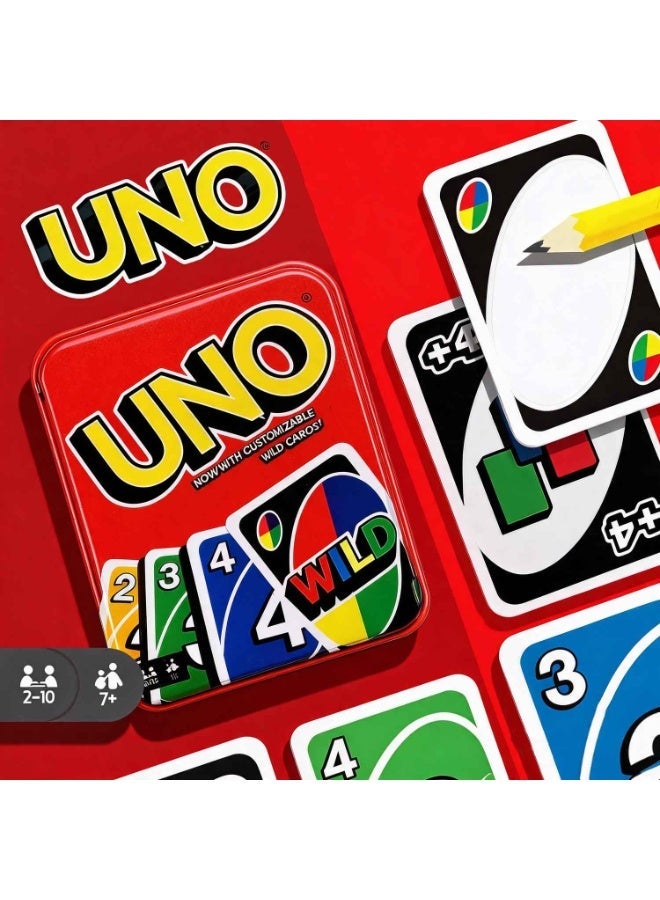 مجموعة بطاقات UNO وUNO Flip، لعبة UNO الكلاسيكية مع بطاقات مزدوجة الجوانب، ألعاب عائلية للأطفال والكبار، ألعاب حفلات وليالي الألعاب، ألعاب للسفر والعطلات، ألعاب أطفال وهدية للعائلة، مناسبة لضعاف تمييز الألوان - Image 5
