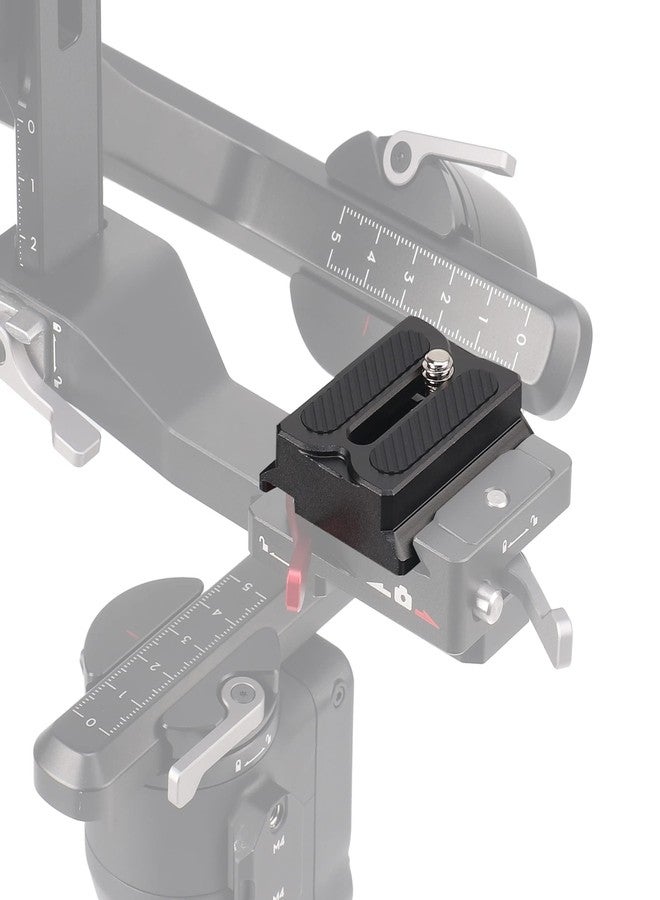 Hersmay RS3/RS4 Mini Quick Release Plate for DJI Ronin RS3mini Stabilizer Upper Quick Release Plate for DJI RS4 Mini/ RS3 PRO/ RS2/ RSC2 Gimble Stabilizer for Arca Swiss - Image 2