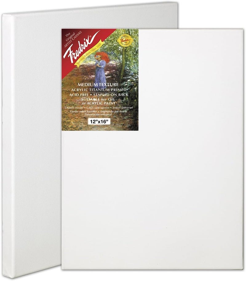 Fredrix 5030 Red Label Stretched Canvas 24 By 30 Inches