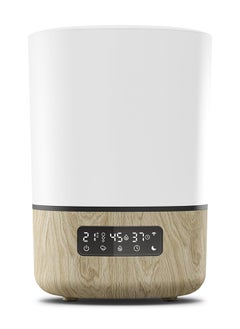 Breathe Humidifier, 24 hours Non-Stop, Essential Oil Diffuser, Modern Minimal Design, White Wood, 2 Year Warranty