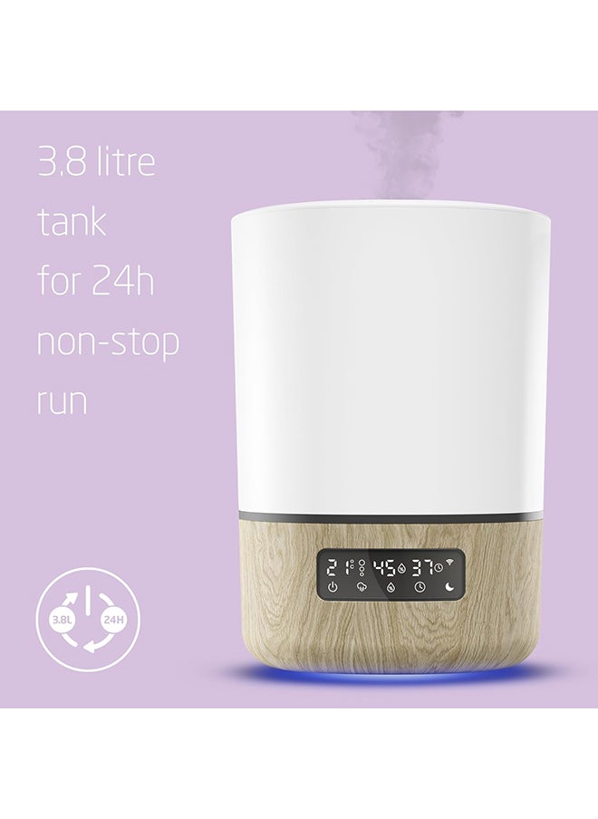 Maxi-Cosi - Breathe Humidifier, 24 hours Non-Stop, Essential Oil Diffuser, Modern Minimal Design, White Wood, 2 Year Warranty - Image 1