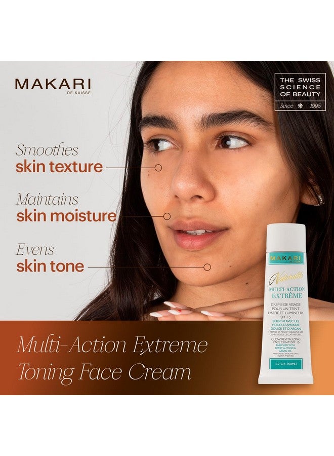 Makari Naturalle Multi-Action Extreme Moisturizing Brightening Cream (1.7 oz) | Clarifies Dark Spots and Blemishes | Protects Against Sun | Softens Skin | Recommended for Sensitive to Dry Skin Types - Image 2