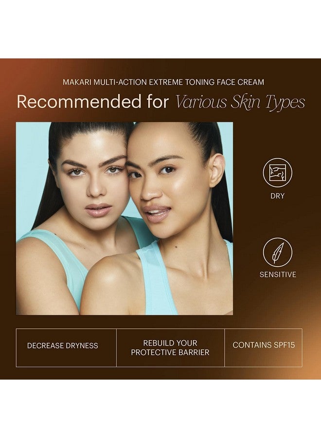 Makari Naturalle Multi-Action Extreme Moisturizing Brightening Cream (1.7 oz) | Clarifies Dark Spots and Blemishes | Protects Against Sun | Softens Skin | Recommended for Sensitive to Dry Skin Types - Image 3