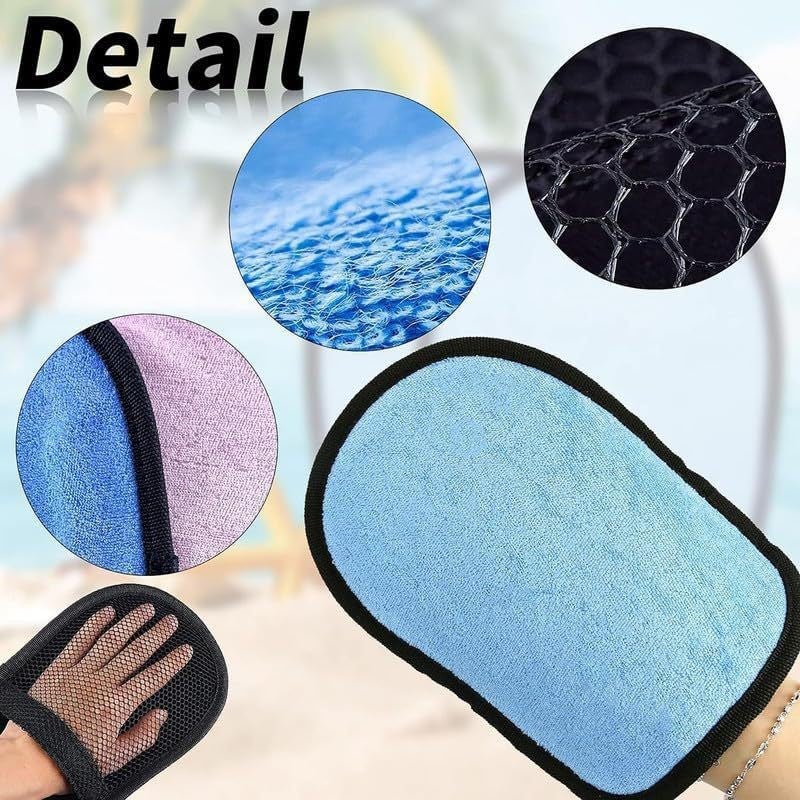 Sand Wiping Gloves, Beach Sand Removal Gloves, Beach Sand Removal Bag, Essential Beach Sand Removal and Cleaning Tool - Image 4