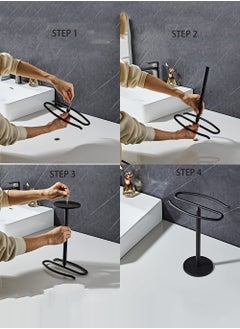 Matte Black Hand Towel Holder Stand, Free-Standing Towel Rack,  Stainless Steel Towel Bar Rack Stand, Tower Bar for Bathroom Kitchen Vanity Countertop - pzsku/Z3E0008DF0C734EA3124BZ/45/_/1698288697/086f00ef-0793-478e-a0a8-e441d8cb9e6a