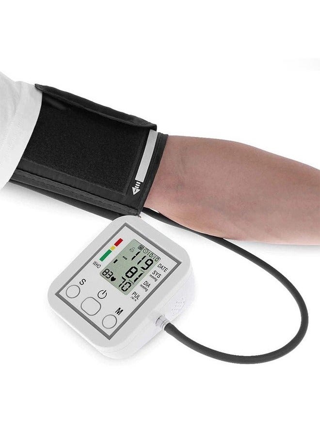 Generic Automatic Digital Arm Blood Pressure Monitor – Large Display, Intelligent Microcomputing, One-Touch Operation, Accurate Systolic & Diastolic Readings, Portable & Easy-to-Use for Home Health Monitoring, Compact Design, and Memory Function  - Image 5