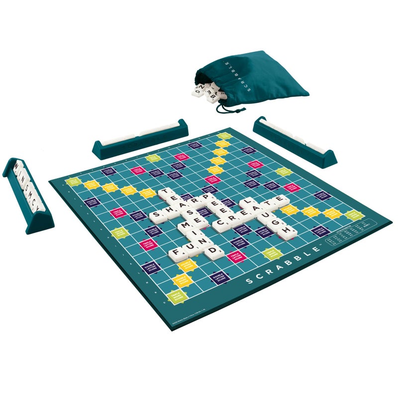 Mattel Games Scrabble Original - English Y9592 - Image 2