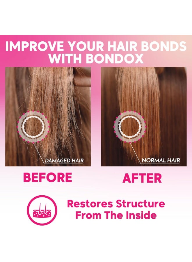 Nutree Professional HAIR MASK FOR DAMAGED HAIR BRAZILIAN BONDOX TREATMENT 1.06 oz Thermal Activated Mask for Dry Frizzy Hair | Formaldehyde Free | Results for up to 1-3 months | prunus oil | seaweed collagen - Image 5