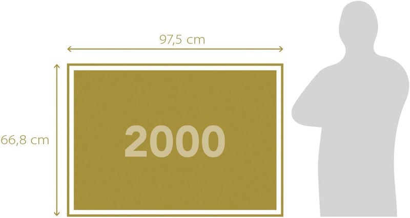 Clementoni كليمنتوني - 32564 - مجموعة الألغاز - منظر من الصين - 2000 قطعة - صنع في إيطاليا - ألغاز للبالغين - Image 3