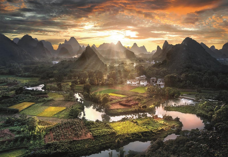 Clementoni كليمنتوني - 32564 - مجموعة الألغاز - منظر من الصين - 2000 قطعة - صنع في إيطاليا - ألغاز للبالغين - Image 2