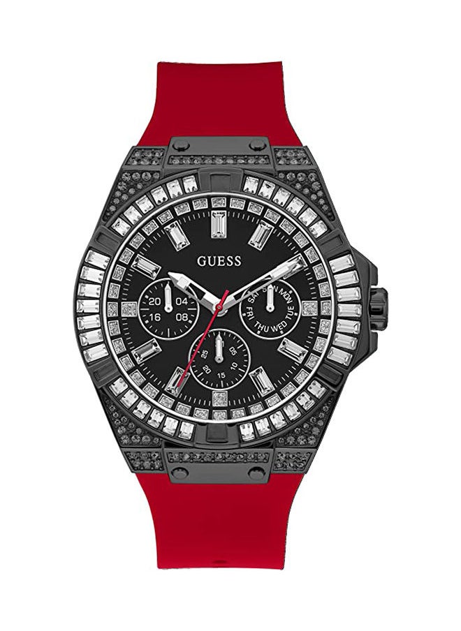 GUESS Men's Analog Silicone Wrist Watch - GW0208G6 - 47 mm  - Image 1