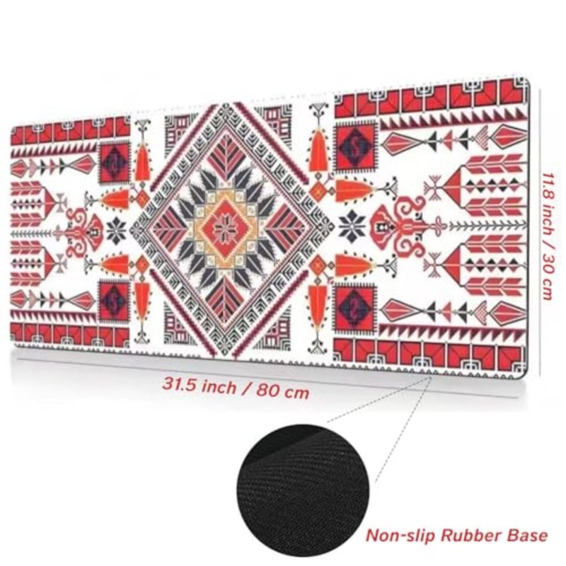 لوحة ماوس 150x60x0.6 سم، لوحة ماوس ألعاب كبيرة بحواف مخيطة، لوحة ماوس 150x60x0.6 سم 59 بوصة طول × 23.6 بوصة عرض - Image 5