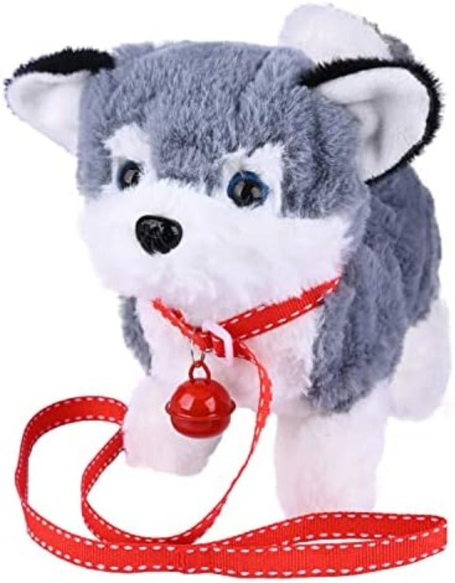 WorWoder Plush Saint Bernard Toy Puppy - Interactive Walking, Barking, Wagging Tail Dog for Kids - Image 3