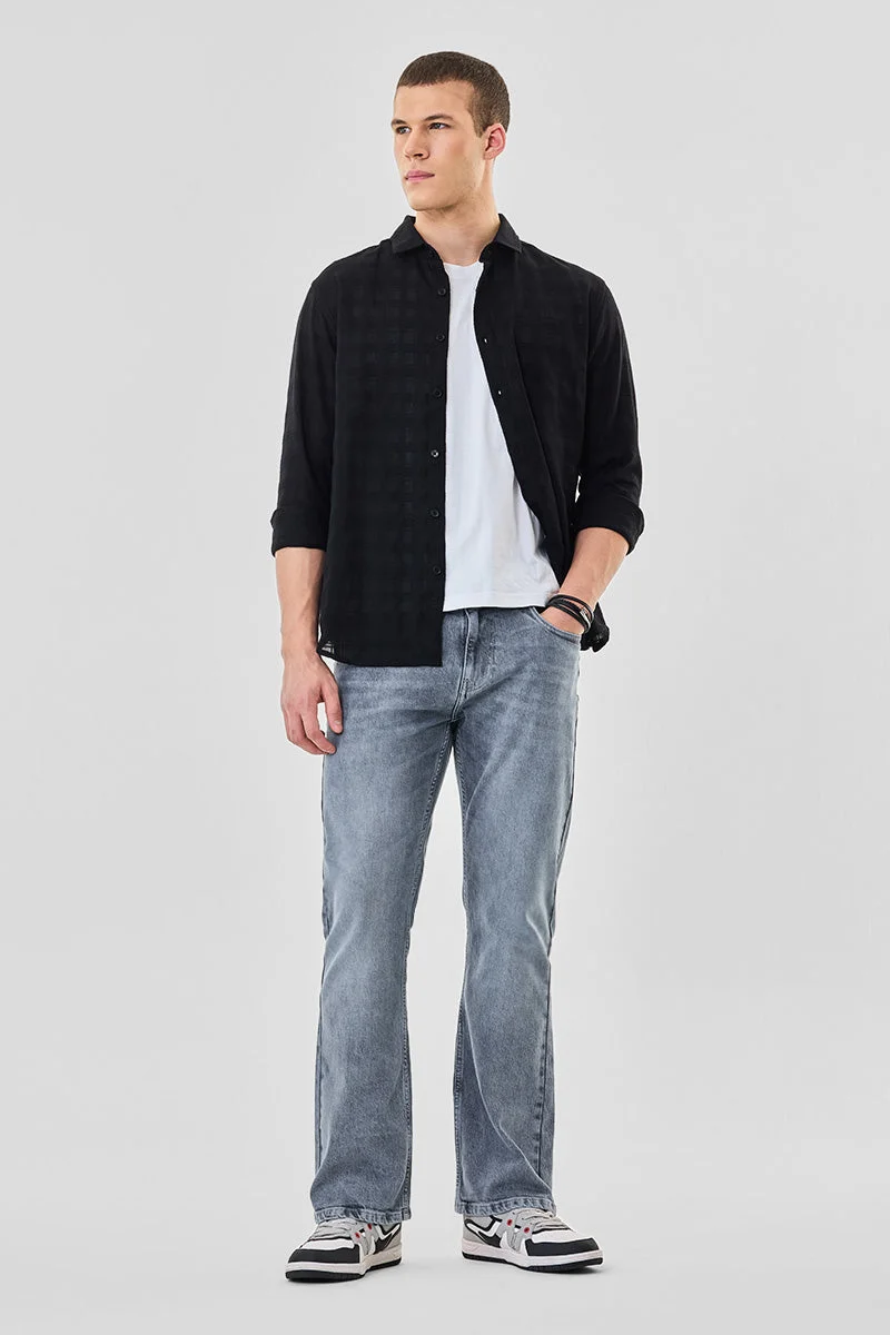 SNITCH Bootcut Washed Jeans