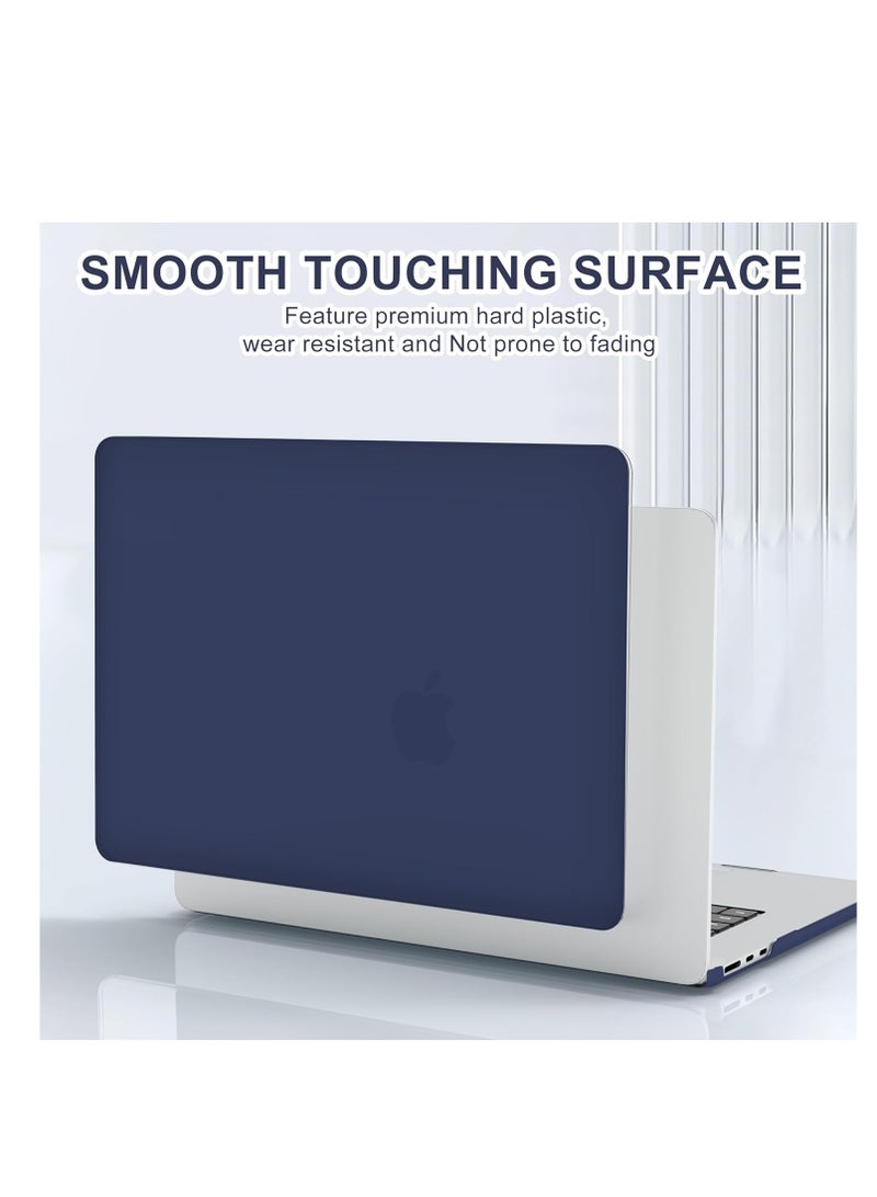 3 in 1 Bundle Plastic Hard Shell & Keyboard Cover& Screen Protector Compatible with MacBook Air 13 inch M4/M3/M2 Chip (A3240/A3113/A2681 2022--2025),Royal Blue - Image 3