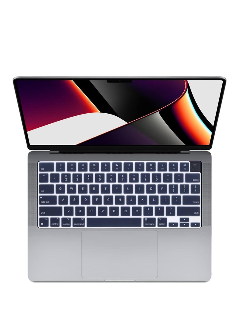 3 in 1 Bundle Plastic Hard Shell & Keyboard Cover& Screen Protector Compatible with MacBook Air 13 inch M4/M3/M2 Chip (A3240/A3113/A2681 2022--2025),Royal Blue - Image 5