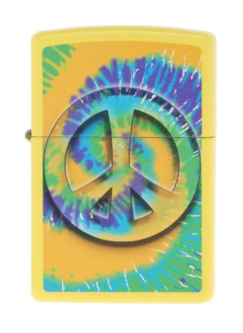 Zippo Tie-Dye Windproof Lighter 24895-24839 (Yellow Matte)
