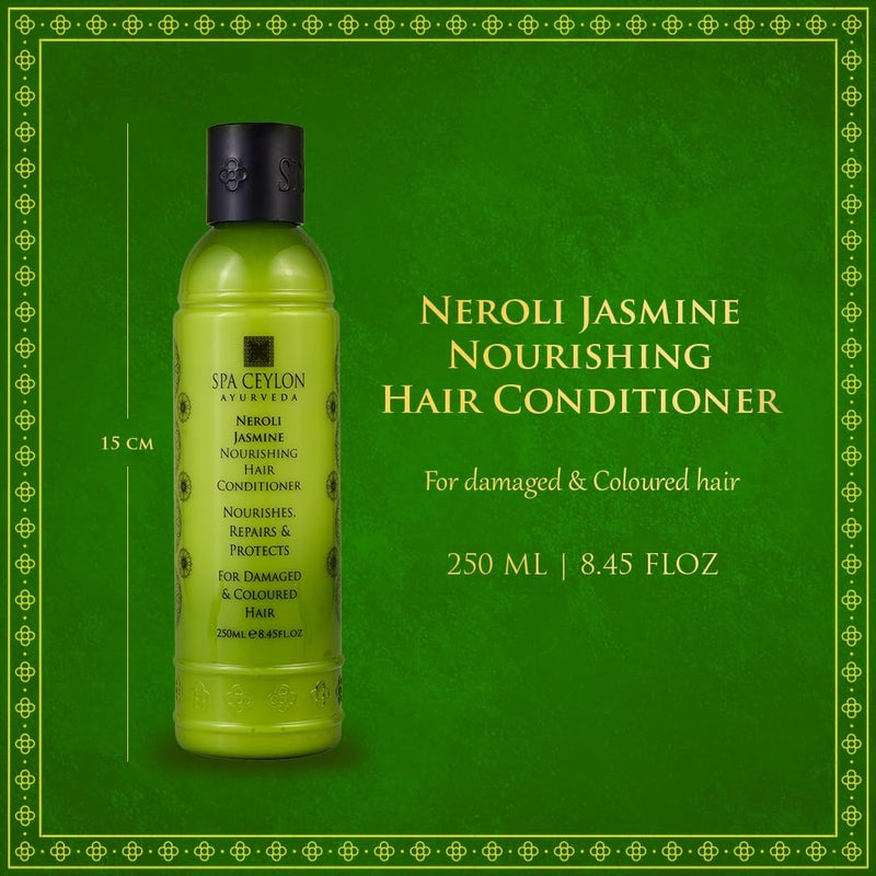 SPA CEYLON Neroli Jasmine Nourishing Hair Conditioner | Nourishes Repairs and Protects | For Damaged and Coloured Hair | Complete Natural Hair Repair - Image 2