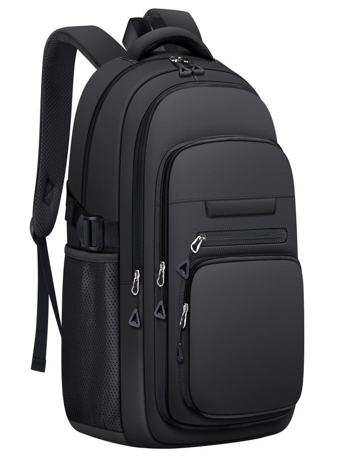 PRAGARI Cute Backpack for School Girls Aesthetic Backpack Women College Bookbag Large Students Laptop Bag Travel Casual, Black, Large, School,casual,outdoor,travel,sports,work - Image 1