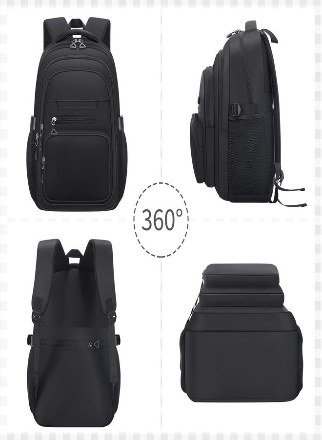 PRAGARI Cute Backpack for School Girls Aesthetic Backpack Women College Bookbag Large Students Laptop Bag Travel Casual, Black, Large, School,casual,outdoor,travel,sports,work - Image 5