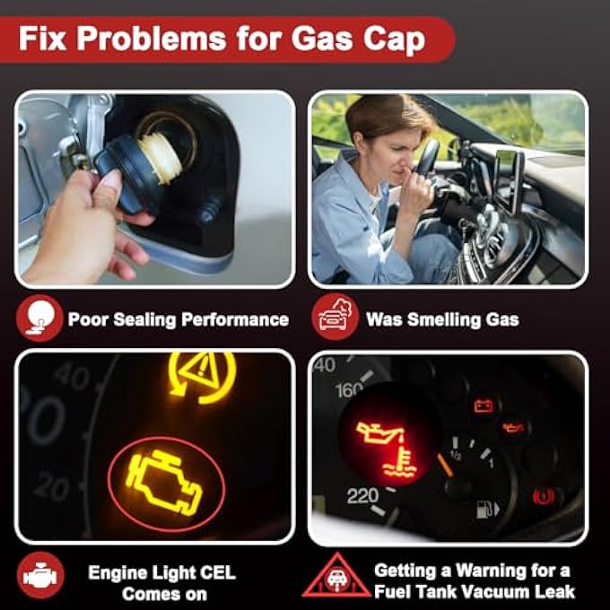 ريحني غطاء الوقود GT261 لبويك ليسابر بارك أفينيو، كاديلاك ديفيل، إلدورادو شيفروليه كافاليير بلايزر، كامارو ماليبو S10، جي إم سي جيمي سونوما أولدزموبيل بونتياك، إيسوزو ساب، ساتورن أغطية خزان الوقود - Image 4