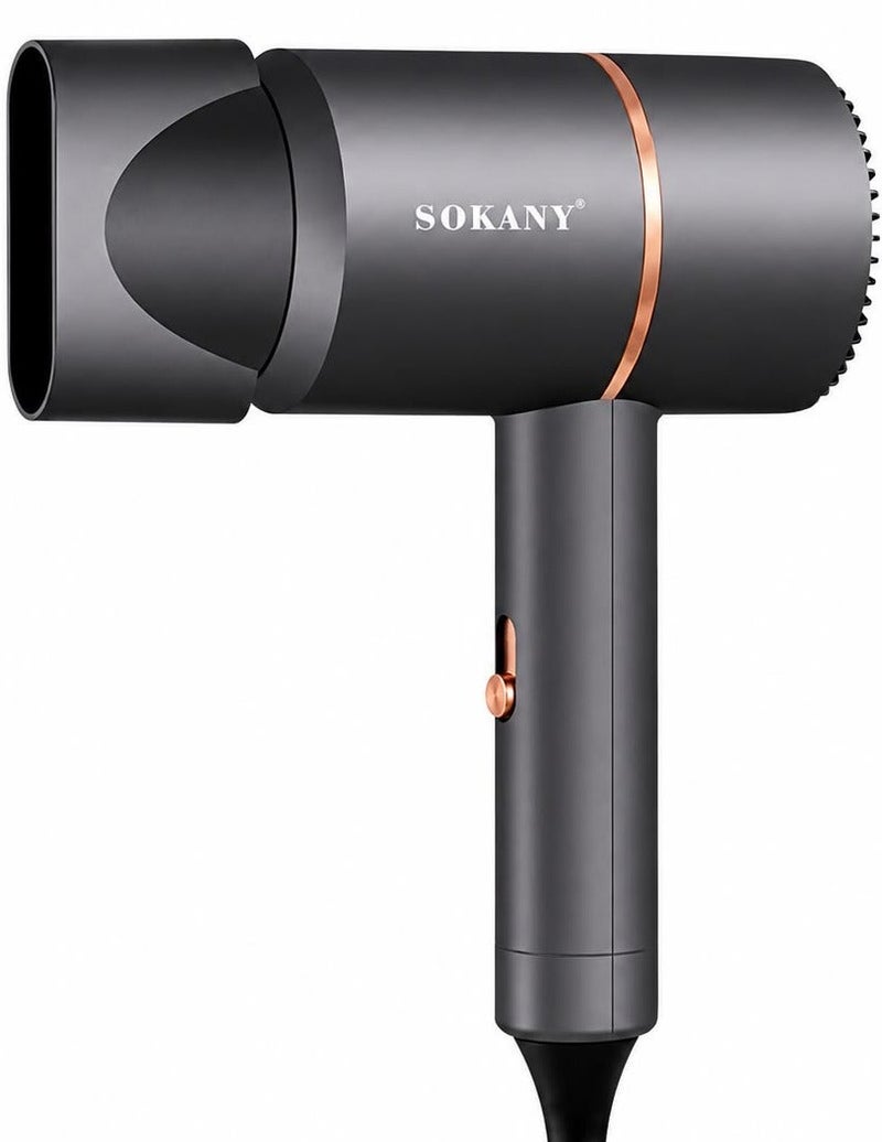 sokany Professional Hair Dryer SK-2202 / 1200W - Grey - Image 1