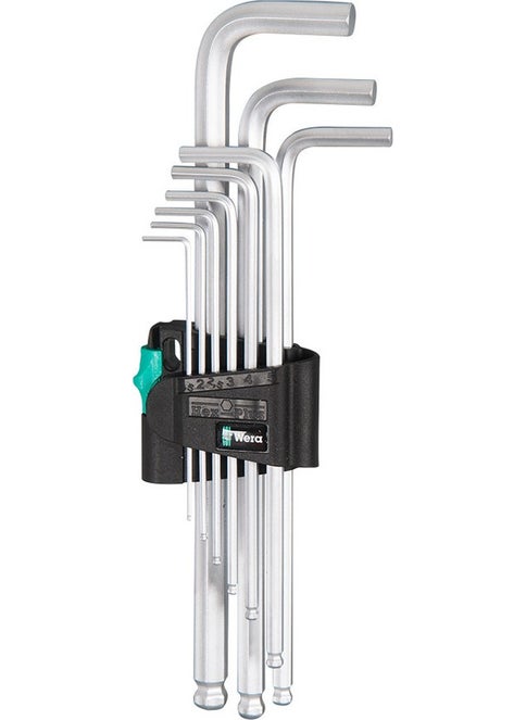 Wera 950 Pkl/9sm 9 Piece Allen Key Set 