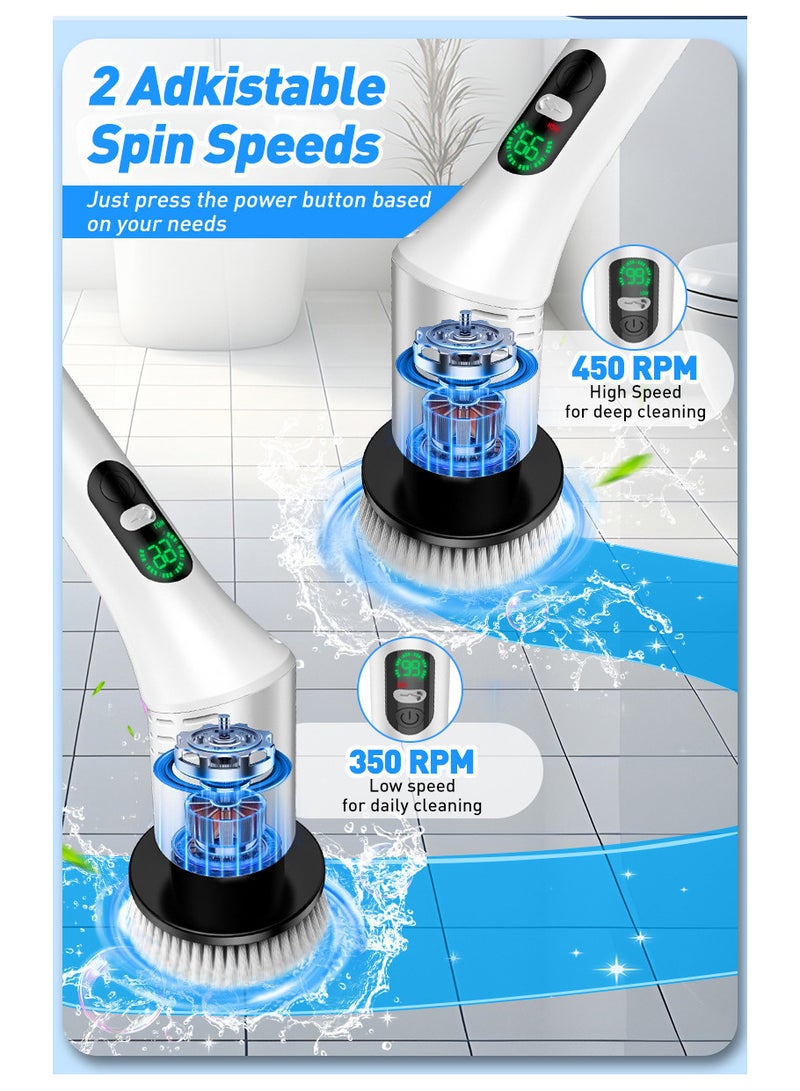 TNGames 9-in-1 Turbo Electric Scrubber | 16,000 RPM Professional Cleaning | 11kg Torque Non-Stall | 90min Runtime | IPX7 Waterproof  ﻿ - Image 3