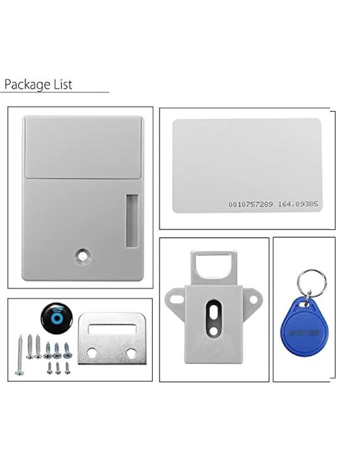 MOXO Battery  Card Sensor Cabinet Drawer Intelligent  Invisible Digital Lock without Perforate Hole  - Image 3