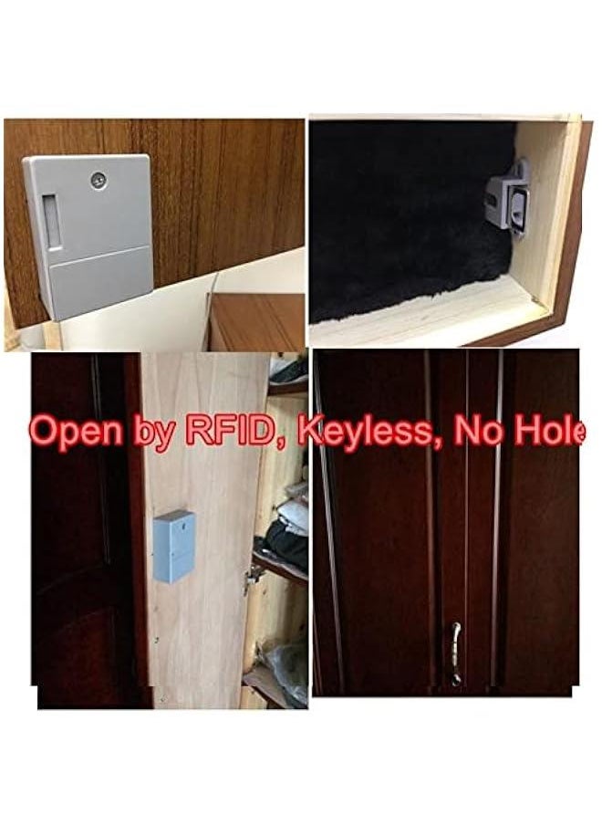 MOXO Battery  Card Sensor Cabinet Drawer Intelligent  Invisible Digital Lock without Perforate Hole  - Image 4