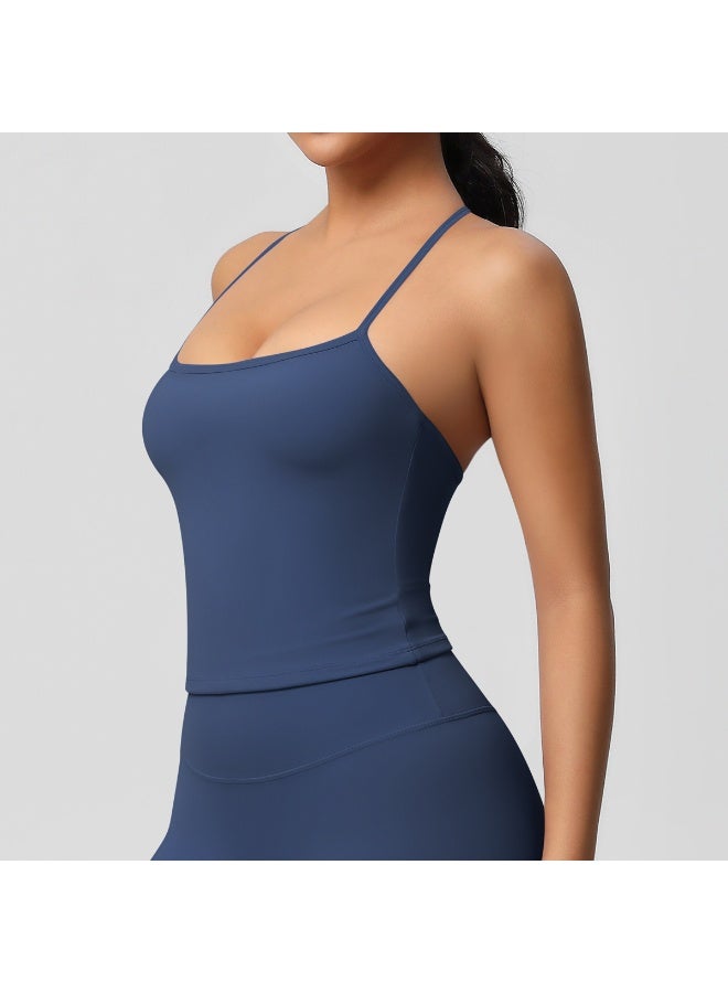 كوينج Beautiful Back Yoga Suit Quick Drying Top Running Sports Vest Slim Fit Fitness Suit Yoga Clothing Sportwear Woman Top - Image 3