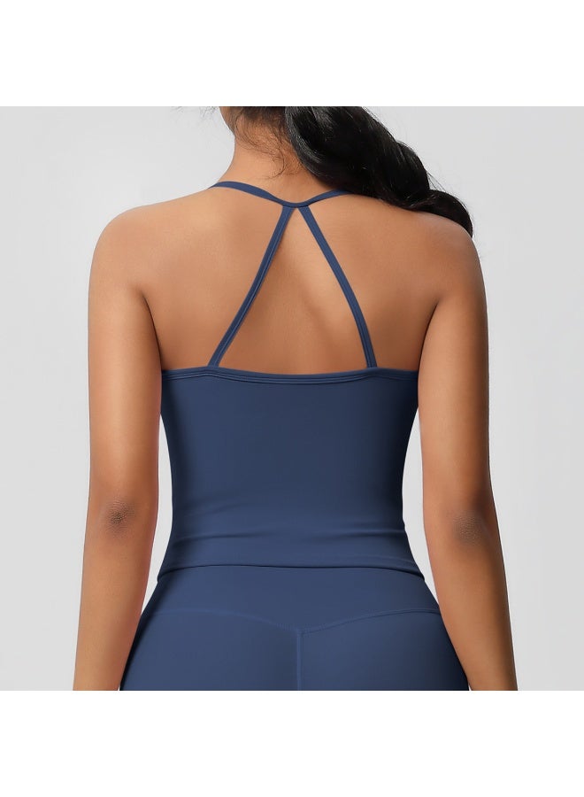 كوينج Beautiful Back Yoga Suit Quick Drying Top Running Sports Vest Slim Fit Fitness Suit Yoga Clothing Sportwear Woman Top - Image 4