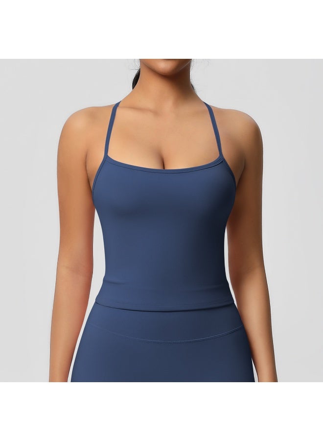 كوينج Beautiful Back Yoga Suit Quick Drying Top Running Sports Vest Slim Fit Fitness Suit Yoga Clothing Sportwear Woman Top - Image 1