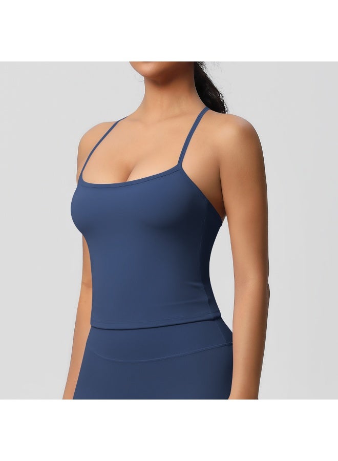 كوينج Beautiful Back Yoga Suit Quick Drying Top Running Sports Vest Slim Fit Fitness Suit Yoga Clothing Sportwear Woman Top - Image 2