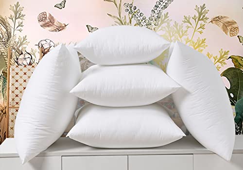 JIEITIVE Throw Pillow Inserts Hypoallergenic Premium Pillow Stuffer Square Form for Decorative Pillow Covers Cushion Bed Couch Sofa Set of 1-20 x 20 Inches - Image 4