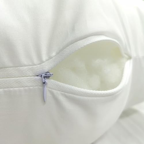 JIEITIVE Throw Pillow Inserts Hypoallergenic Premium Pillow Stuffer Square Form for Decorative Pillow Covers Cushion Bed Couch Sofa Set of 1-20 x 20 Inches - Image 3