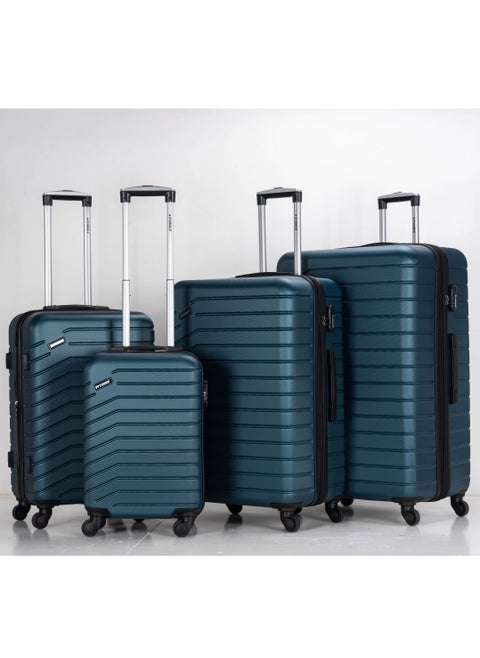 Suitcase Set of 4 PCS ABS Hardside Travel Luggage Bag