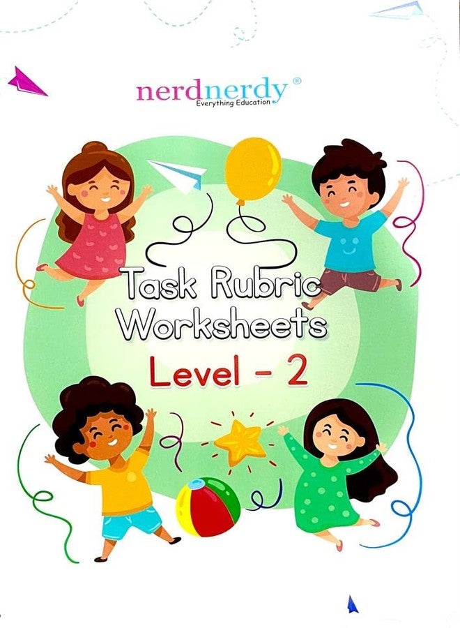 NerdNerdy Workbook -Task Rubric Level 2 for 4yr Old/All in one worksheets for LKG/Set of 160+ worksheets. - Image 1