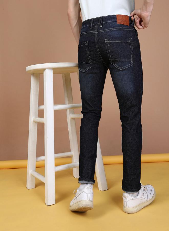 The Indian Garage Co Men Dark Wash Slim Fit Jeans - Image 2