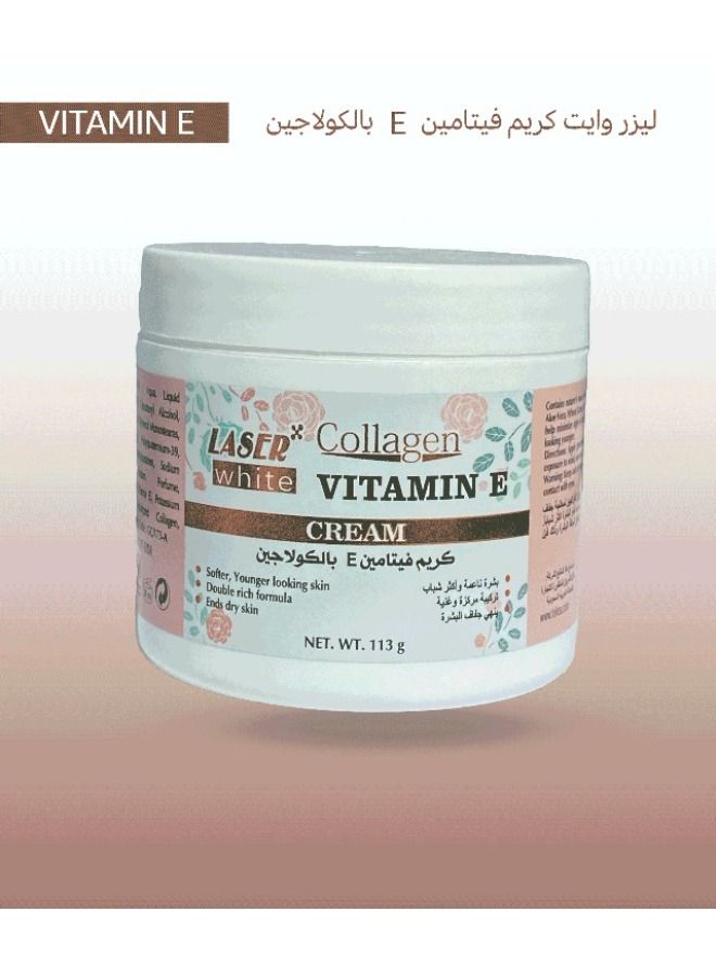 Vitamin E Cream With Collagen Moisturizing And Softening Skin 113ml