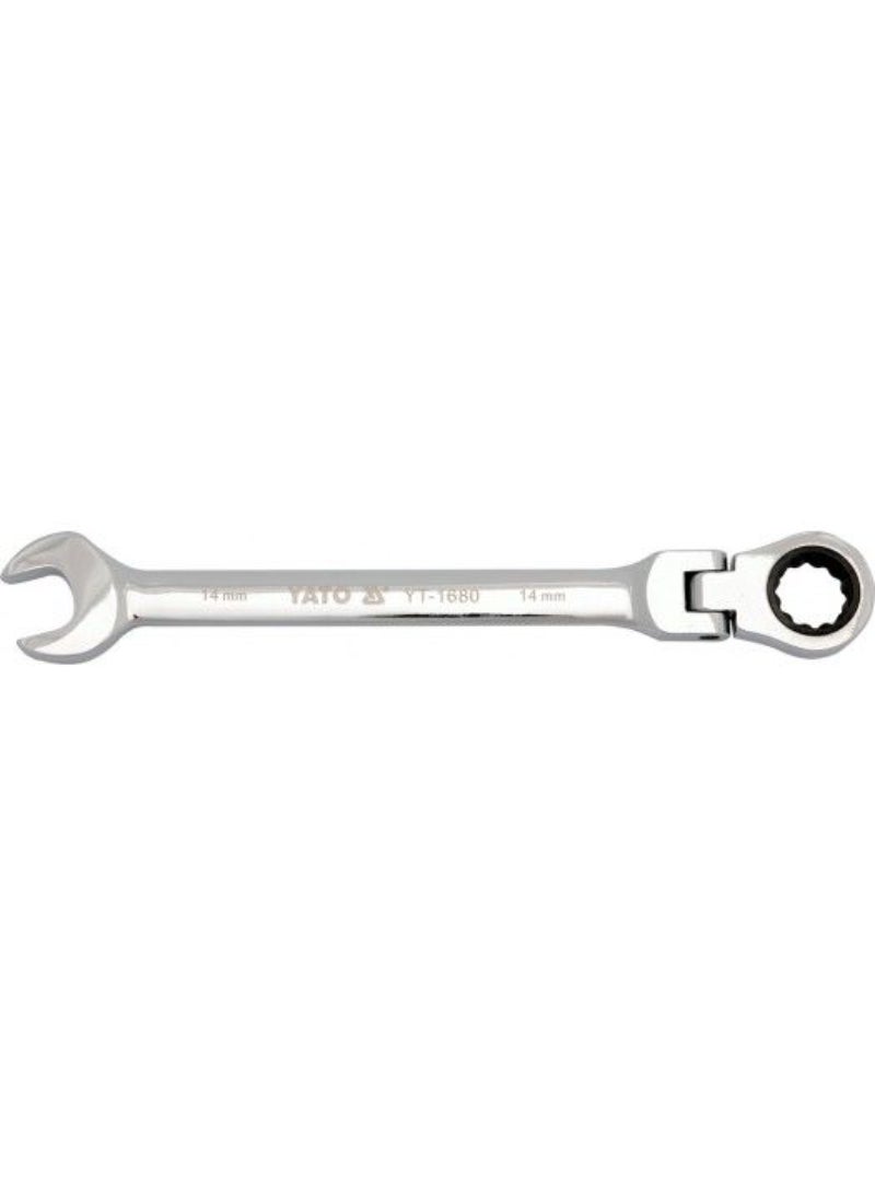 YATO Flexible Combination Ratchet Wrench 21mm W/Plastic Hanger YT-1687